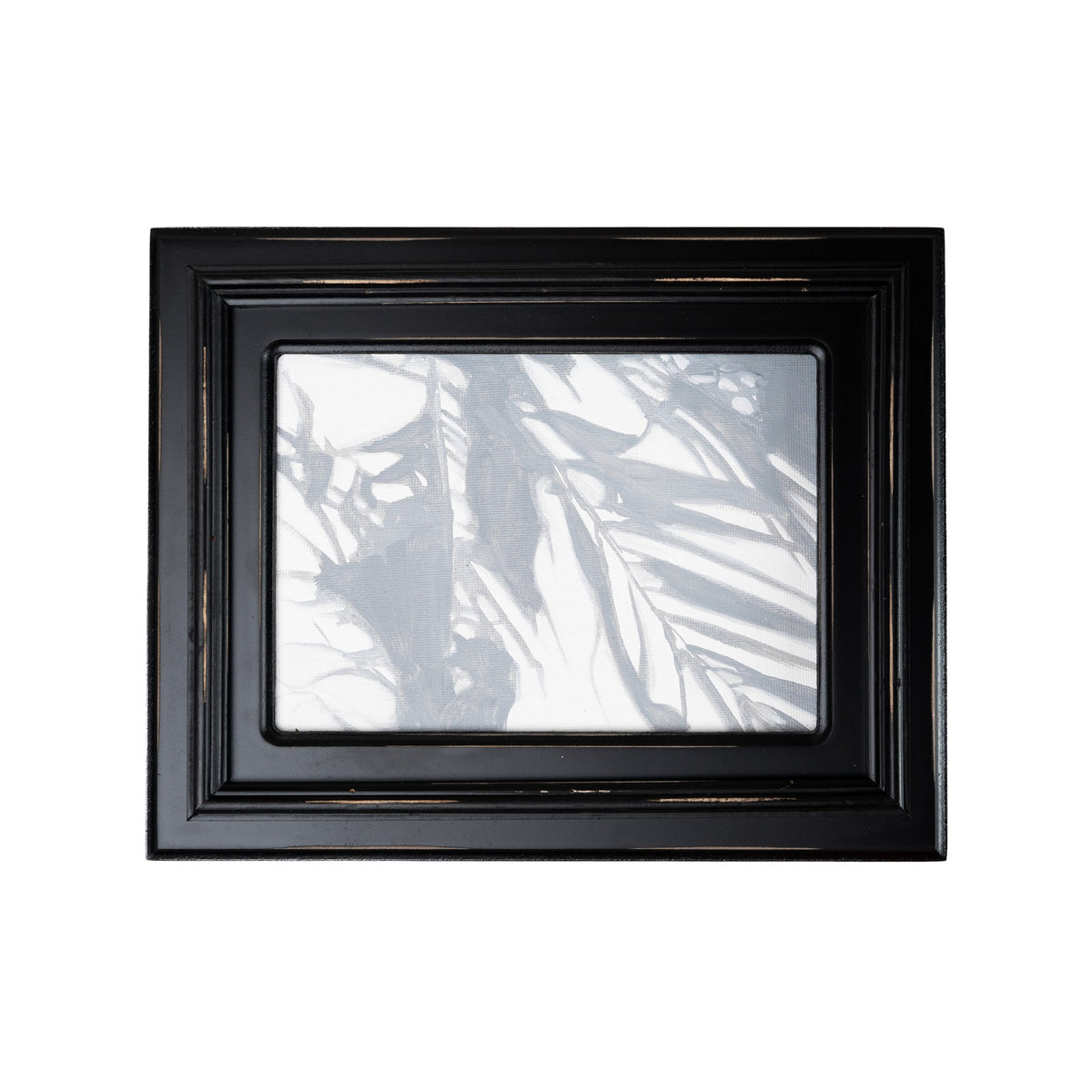 Palm Study - 5"x7" Oil on Canvas panel (Framed Original Painting)